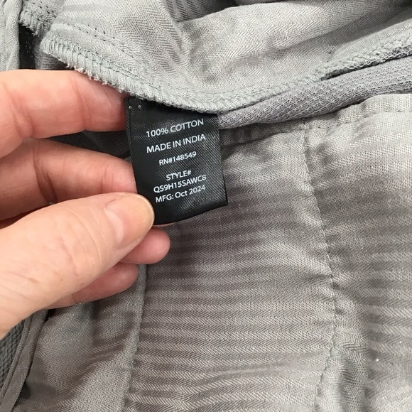 Hickey Freeman Men’s Classic Modern Fit Shorts Gray Elastic Casual NWT Size 38 - Picture 3 of 10